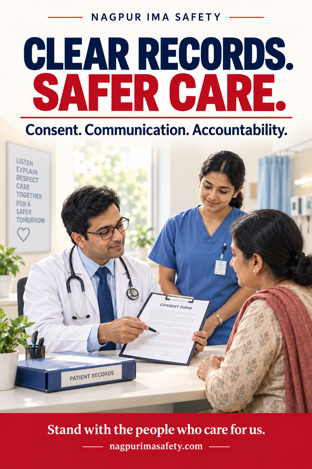 Clear records. Safer care. Consent. Communication. Accountability.